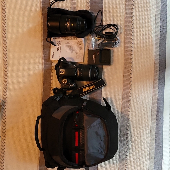 Nikon D5100 Bundle w 2 Lenses & Bag - Picture 1 of 7